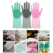 Load image into Gallery viewer, A Pair Magic Silicone Scrubber Rubber Cleaning